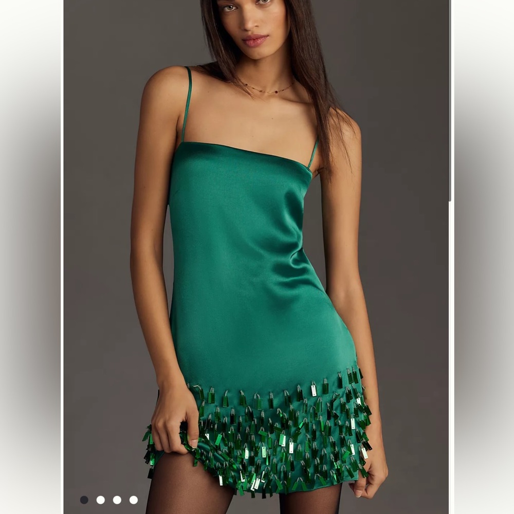 RHODE Rhett tassel mini dress